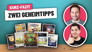 Unerwartet gute Brettspiel Neuheiten im KurzFazit [upl. by Godspeed]