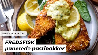 Fredsfisk – Opskrift på panerede pastinakker [upl. by Nolat]