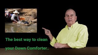 The best way to clean a goose Down Comforter [upl. by Krute]