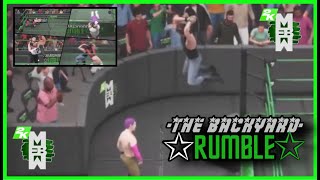 MEBW 2K Backyard Rumble  Storm vs Havoc Fury vs Jones RUMBLE MATCH HUGE SHOW 8121 [upl. by Anoed]