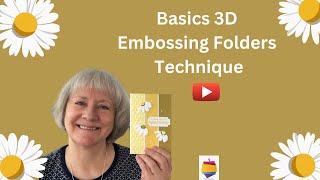 Get The Perfect Effect Every Time With This Easy 3D Embossing Folders Technique [upl. by Annawd]