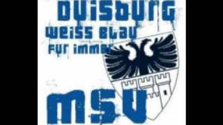 MSV Duisburg  Wir sind Zebras Weiß Blau [upl. by Imoyaba]