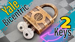 1598 Yale “Bicentric” Padlock Picked [upl. by Irehs359]