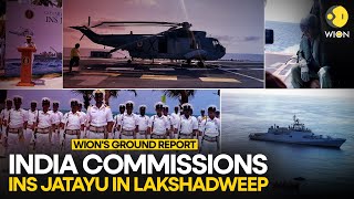 INS Jatayu Indian Navy commissions new naval base at Minicoy island in Lakshadweep  WION Originals [upl. by Artus]