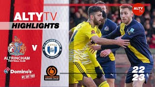 ALTRINCHAM Vs FC HALIFAX TOWN  Official Extended Match Highlights  26122022 [upl. by Notsuh]