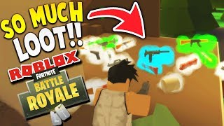 CAN WE GET A VICTORY ROYALE WITH ALL THIS LOOT  Fortnite Island Royale Roblox Gameplay [upl. by Enaud]