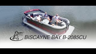 2017 Biscayne Bay B2085CU Pontoon Boat  Misty Harbor Boats [upl. by Norah84]