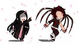 Fourteen 🌸 Nezuko Angsts  Manga Spoilers  KNY Gacha  DKT AU  Old Trend [upl. by Landri613]