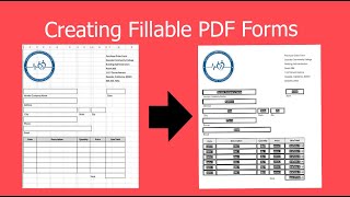 Creating Fillable PDF Forms in Acrobat Pro DC [upl. by Nanete416]