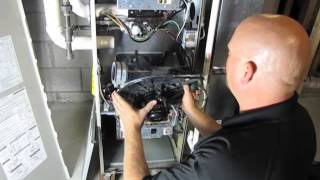 DIY  How to Change the Draft Inducer on a Bryant 350AAV Furnace [upl. by Millian606]