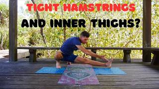 Tight hamstrings Inner thighs Hydrate your fascial tissues with this stretch [upl. by Nikolas]