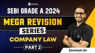 Revision Series for SEBI Grade A 2024  SEBI Paper 2 Practice MCQs  SEBI Exam Syllabus Preparation [upl. by Airdnua557]