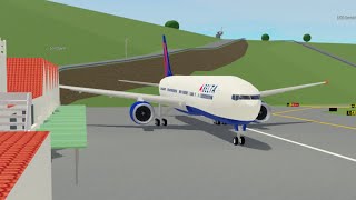 PTFS Boeing 777 landing challenge at ST Barts [upl. by Barbara]