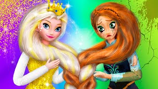 Elsa and Anna Adventures  30 Frozen DIYs [upl. by Hamrah]