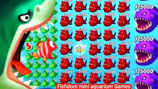 Fishdom mobile games Fishdom aquarium Save The Fish Mini games  Android Game and iOS  p990 [upl. by Demona]