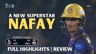 Qudrat Ka Nizam  LQ vs QG  HBL PSL 9 [upl. by Nairahcaz]