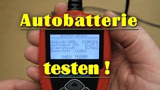 Autobatterie testen  Batterietester selber bauen [upl. by Aivart88]