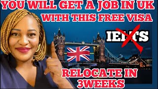 MOVE TO UK IN 3 WEEKS WITH NO IELTS URGENT NEED OF OVERSEAS WORKERS IN THIS FIELD [upl. by Kcirddes414]