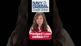 shorts DENIED Navy Federal Pledged Loan Denied nfcu credit creditcards money bank loans [upl. by Anyaj]