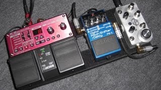 Pedaltrain Nano Pedalboard 04252011 Boss RC30 PS3 PTD Feeder Sludge  RC30 PS3 [upl. by Lielos]