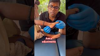 Ankle adjustments drrajneeshkant worldfamouschiropractor [upl. by Jordans882]