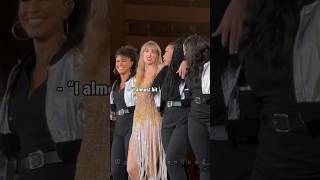 Taylor Swift Almost Kicks Her Backup Singer taylorswift shorts [upl. by Nylirem]