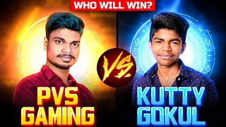 Kutty Gokul Vs Pvs Gaming 1 Vs 1 Match 💎5000 Diamonds Challenge💎 With Pvs Gaming  Free Fire India [upl. by Orgel]