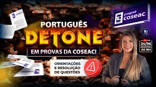 LIVE 256  POLÍCIA PENAL RJ  PORTUGUÊS COSEAC  DETONE NA SUA PROVA [upl. by Elokcin917]