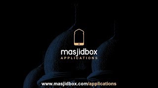 Masjidbox applications  Promo video [upl. by Freddi129]