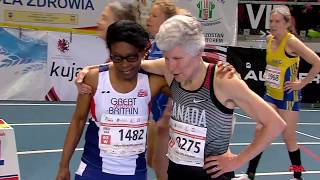 World Record Masters W65 400m Indoor at Torun 2019 [upl. by Diahann]