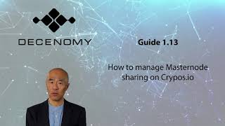 Guide 113  How to manage Masternode sharing on Cryposio [upl. by Ahsit]