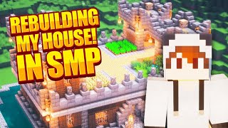 Rebuilding My House in Minecraft SMP Minetopia ft SickBoiChoco 🤧 [upl. by Annoyt]