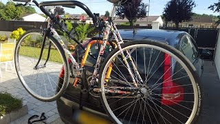 Review PorteVélos Voiture à Sangles de Sotech  Moins de 40€ [upl. by Blackmore]