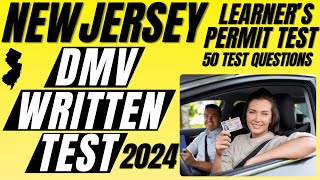 NEW JERSEY DMV Written Test 2024  NJ DMV Permit Practice Test Questions and Answers [upl. by Albie958]