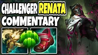 Challenger RENATA shows you how to achieve victory  Renata support  1322 League of Legends [upl. by Eednac]