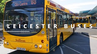 Buses at Leicester Haymarket Bus Station  August 2023  Part 1  First Arriva [upl. by Assiral]