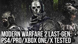 Call of Duty Modern Warfare 2 LastGen  Can PS4PS4 Pro amp Xbox OneX Deliver 60fps [upl. by Greenebaum519]