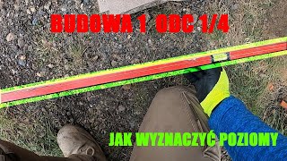 Jak wyznaczyć poziomy  Kostka Brukowa BUDOWA 1 ODC 14 [upl. by Malchy]