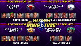 NBA Maximum Hangtime Full Completed Roster Arcade Version [upl. by Ayekin]