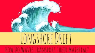 Longshore Drift  How Do Waves Transport Their Material  GCSE Geography [upl. by Hiro]