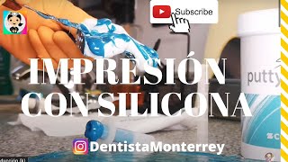 Impresión DENTAL con SILICONA por Condensación 👅 SPEEDEX 2 consistencias 2 tiempos [upl. by Kate]