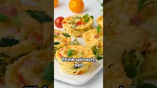 Keto Breakfast Bites Savory Egg Muffins [upl. by Yeneffit563]