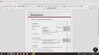 Lebenslauf mit Libre Office erstellen [upl. by Airdnala]