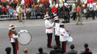 Royal Bahamas Police Force Band Drum Line Battle 1 [upl. by Hadeis]