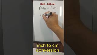 inch to cm conversion [upl. by Nari]