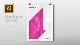 Master DUOTONE In Illustrator  Duotone Poster Designs [upl. by Atikcir]