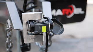 Kovix Alarmed Trailer Lock KTR18  A Quick Guide [upl. by Idzik]