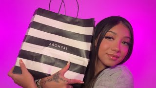 ASMR I SPENT 400 AT THE SEPHORA ROUGE SALE 2024 ✨ [upl. by Der]