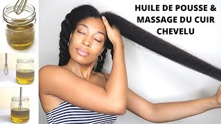 Comment Faire Votre Propre Huile de Pousse Extrême  MASSAGE DU CUIR CHEVELU [upl. by Seravart765]