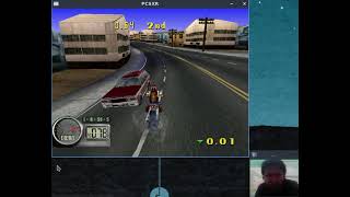 Road Rash 3D PSX TRASH MODE Level 1 Part 1 [upl. by Aihn564]